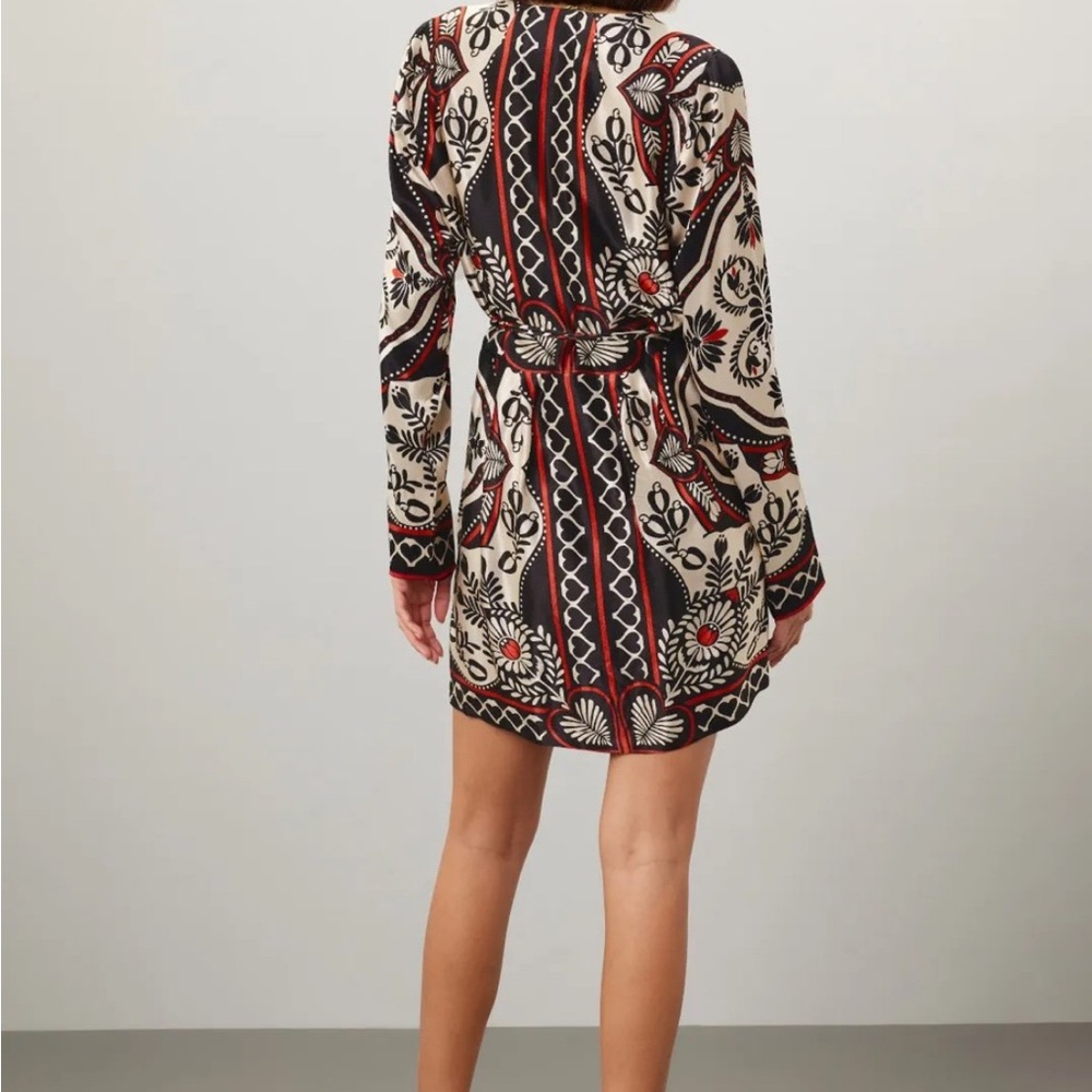FARM Rio Black and Red Patterned Dress - Picture 3 of 9